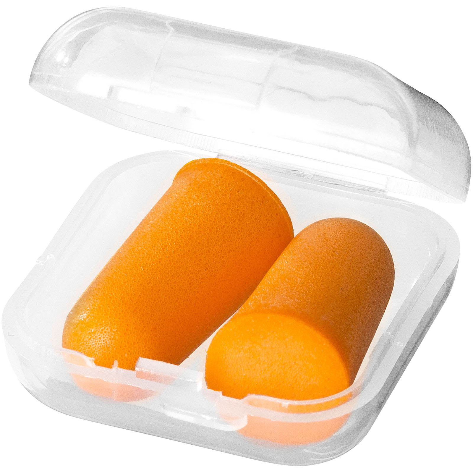 Traveler earplugs with travel case