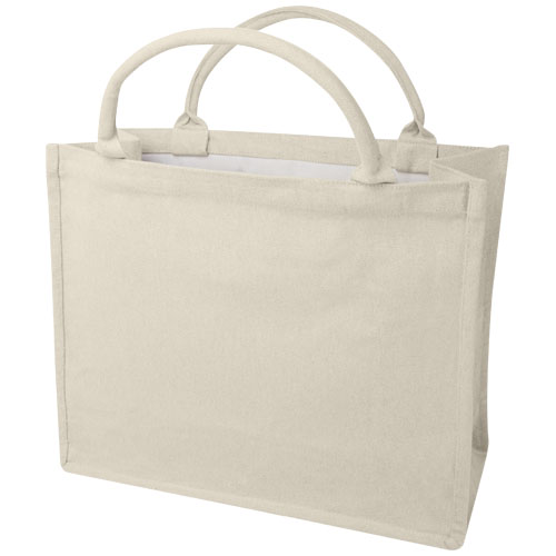 Trace 500 g/m² Aware™ recycled book tote bag