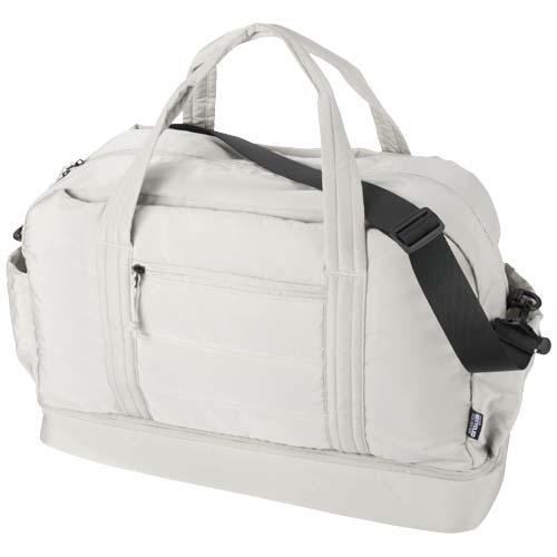 Puffer GRS recycled duffel bag with insulated bottom 30L