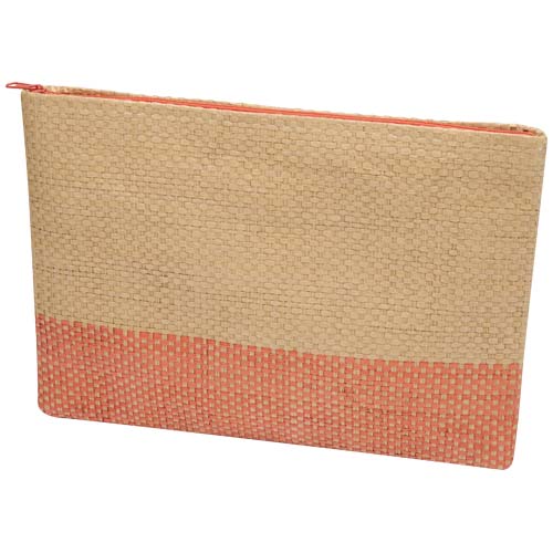 Rhythm straw paper zipped pouch 3L