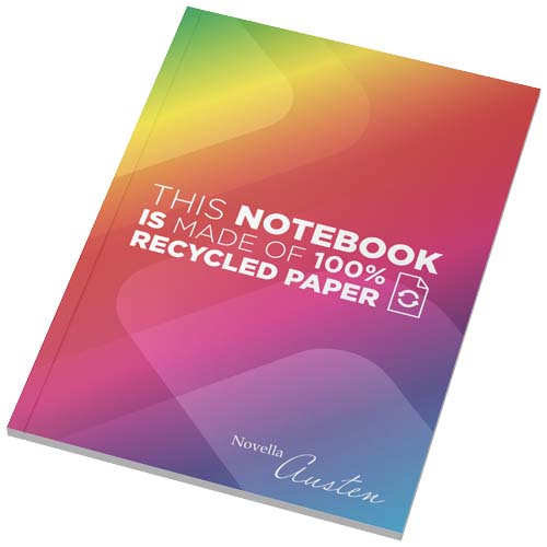 Novella Austen A5 recycled soft cover notebook - 50 lined sheets
