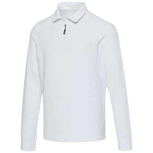 Apollo 245 g/m² long sleeve unisex half zip polo